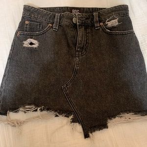 BDG Black Denim Skirt